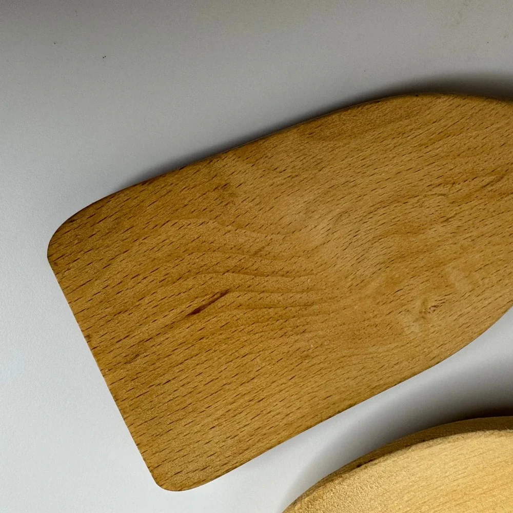 OXO Good Grips Wooden Spoon and Turner Spatula Set Beech Wood Kitchen Utensils